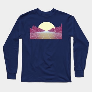 Retro Sunset Long Sleeve T-Shirt